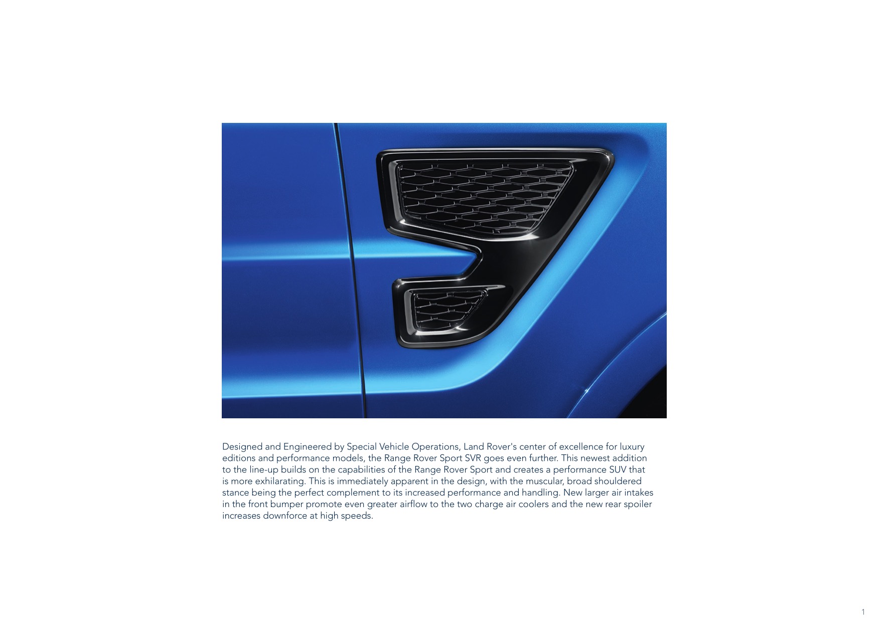 2015 Range Rover Sport SVR Brochure Page 15